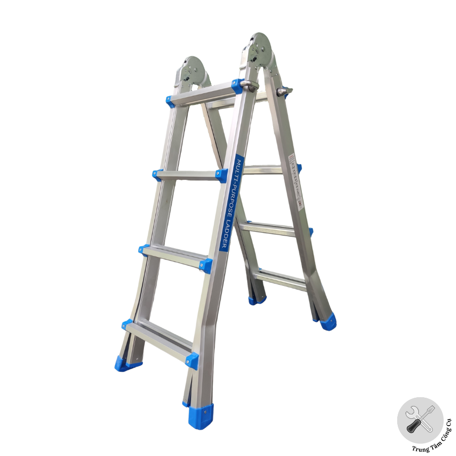 Thang nhôm gấp trượt chữ A STARKEN ST404G tải trọng 150kg và 300kg - Hàng chính hãng bảo hành 18 tháng