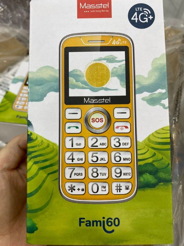 Điện thoại Masstel FAMI 60 4G - Hàng chính hãng, Nguyên Seal