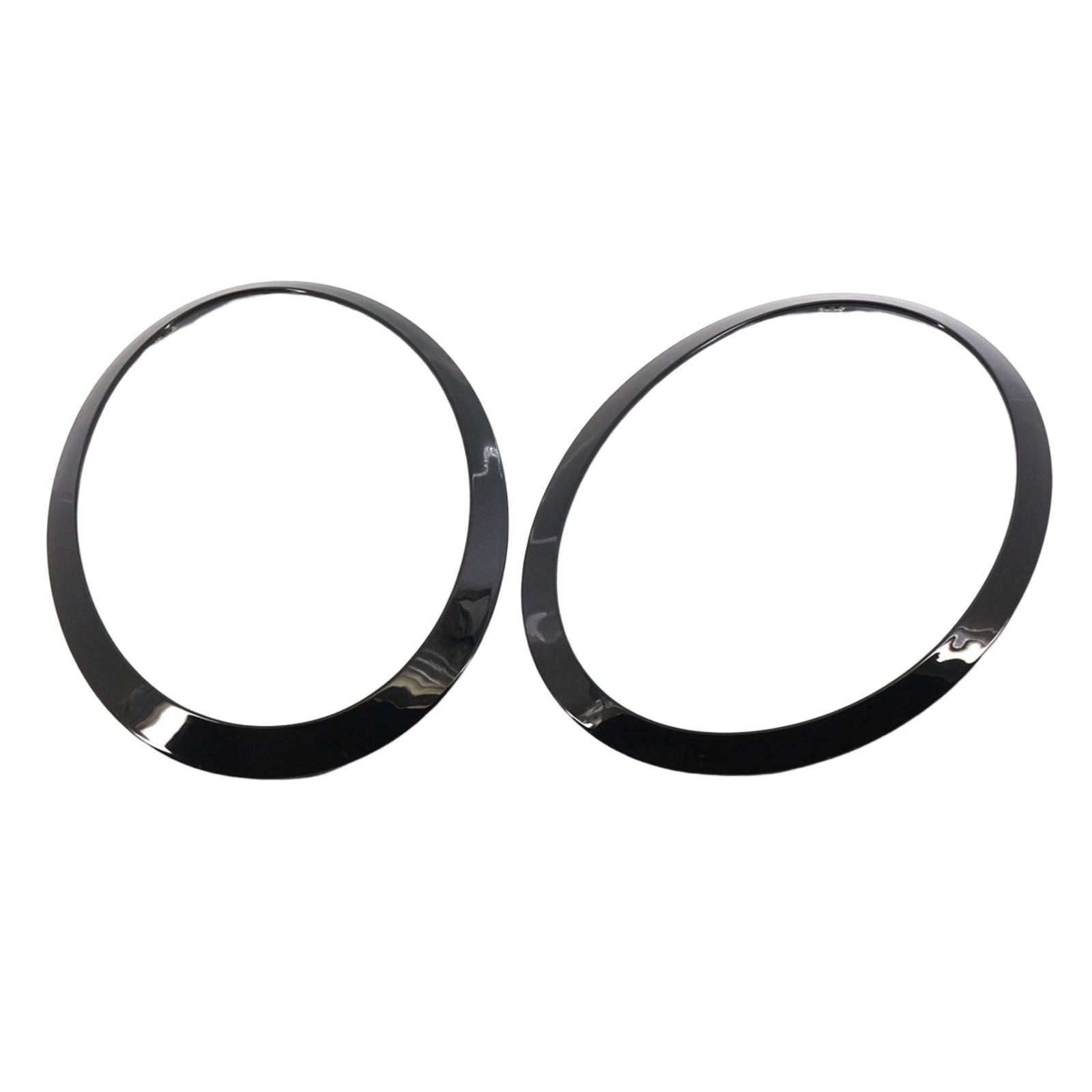 Scratch Headlight Chrome Headlight Surround ,Direct Replaces Spare Parts, Durable Accessory, Headlight Bezel