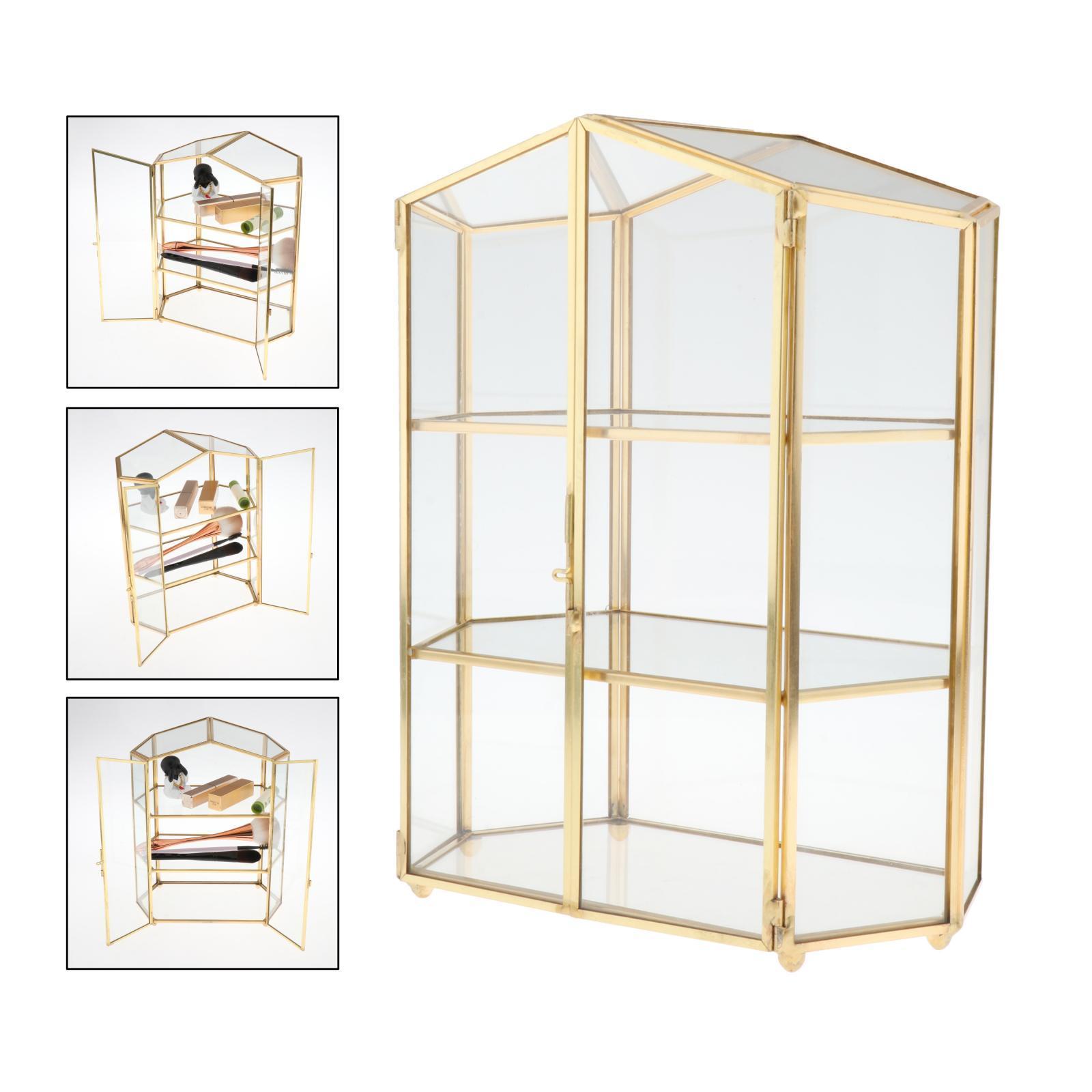 3 Grids Makeup Storage Holder Organizer Cosmetics Brushes Pen Display Rack Clear