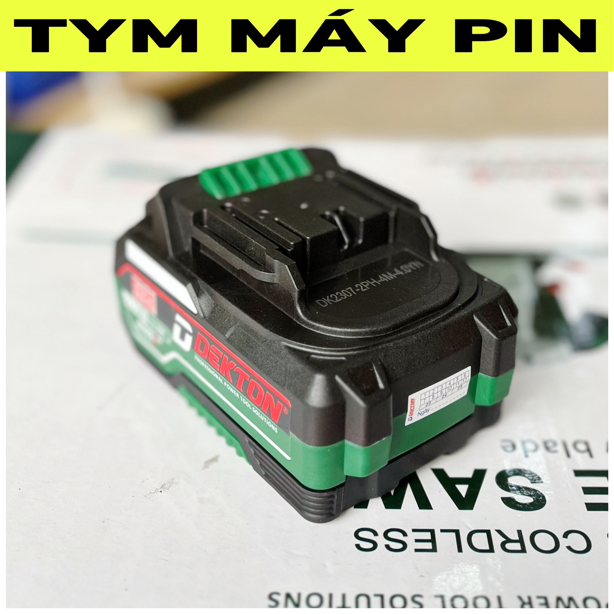 Pin 4A plus dekton chân pin phổ thông M21 – Tym Máy Pin
