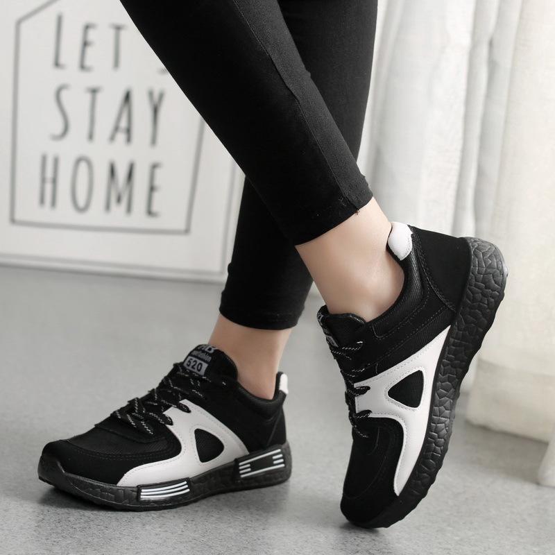Tenis Feminino 2022 Giày tennis phụ nữ Giày thể thao ngoài trời có khả năng mang theo giày thể thao hấp dẫn Color: Black Shoe Size: 40