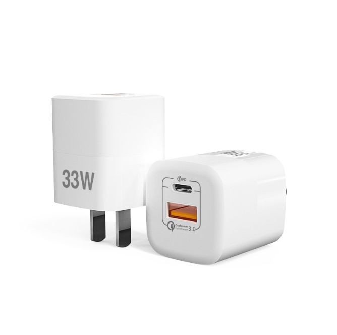 Cóc sạc nhanh RY-U33 GaN 33W Dual USB Output PD Type-C Fast Charger