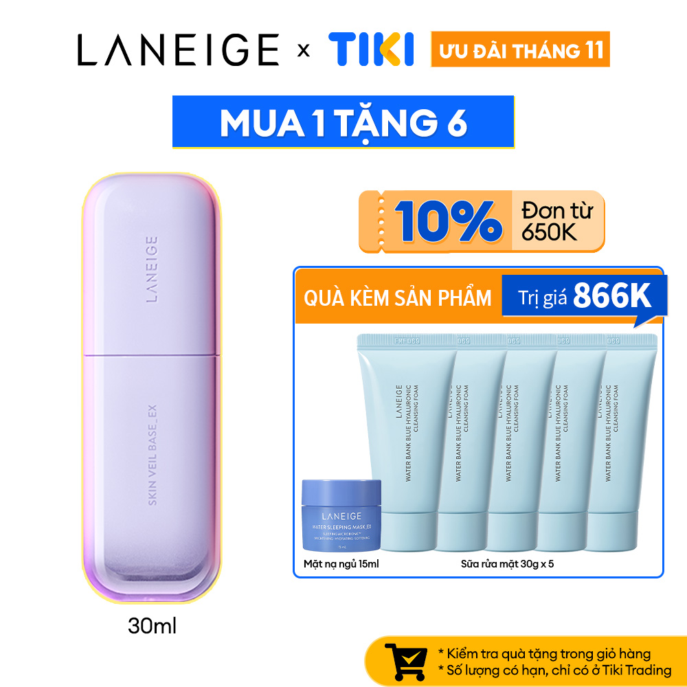 Kem Lót Nâng Tông Laneige Skin Veil Base