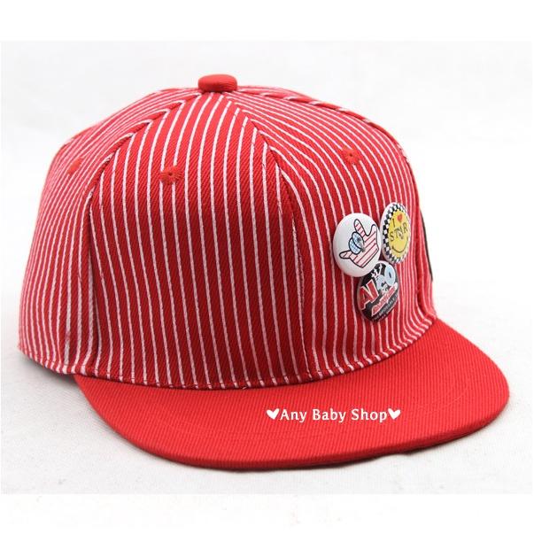 Mũ nón Hiphop Snapback cho bé trai và bé gái kiểu dáng bóng chày đính sticker gỗ 4 màu cực hot