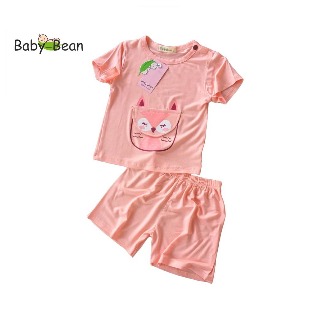 Bộ Đồ Thun Lạnh Tay Ngắn Quần Ngắn Bé Sơ Sinh Gái BabyBean MÀU NGẪU NHIÊN (7kg-13kg