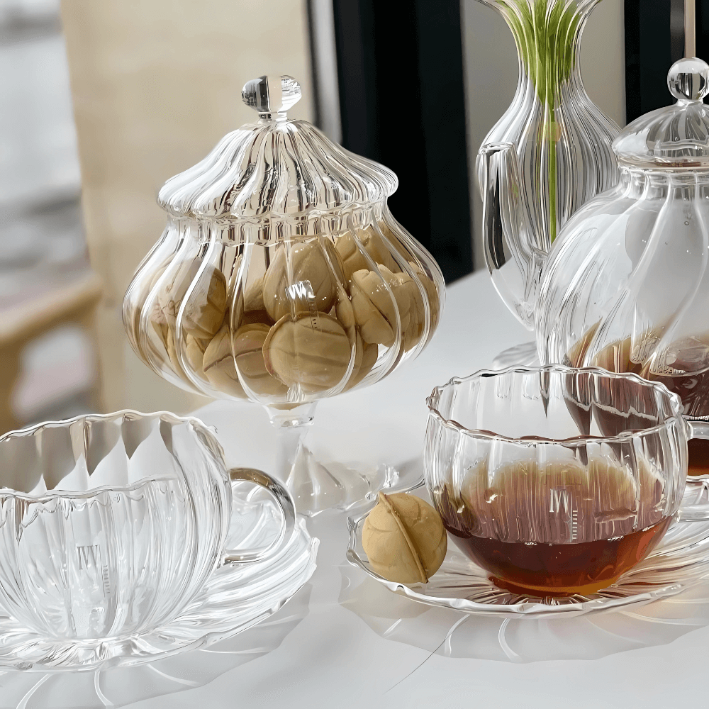 Hũ kẹo IVV Sahara trắng 19cm hàng chính hãng