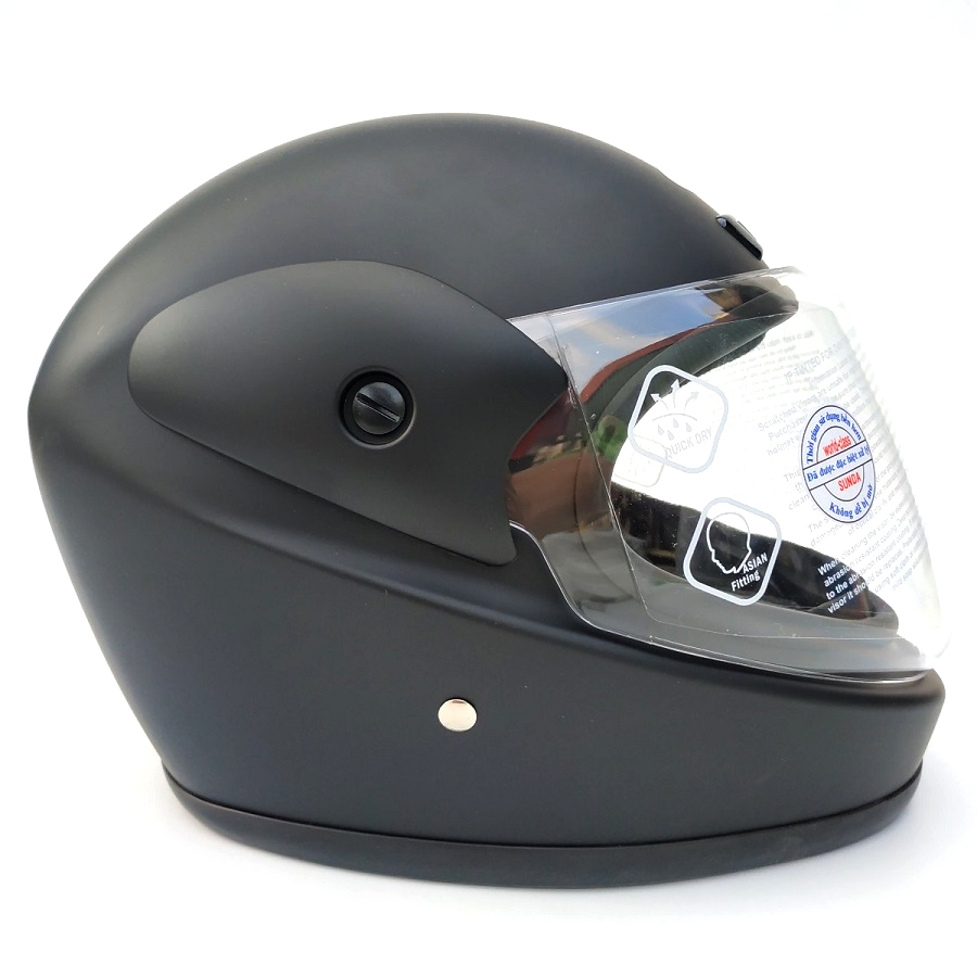 Mũ bảo hiểm fullface hàm SUNDA 555 trơn