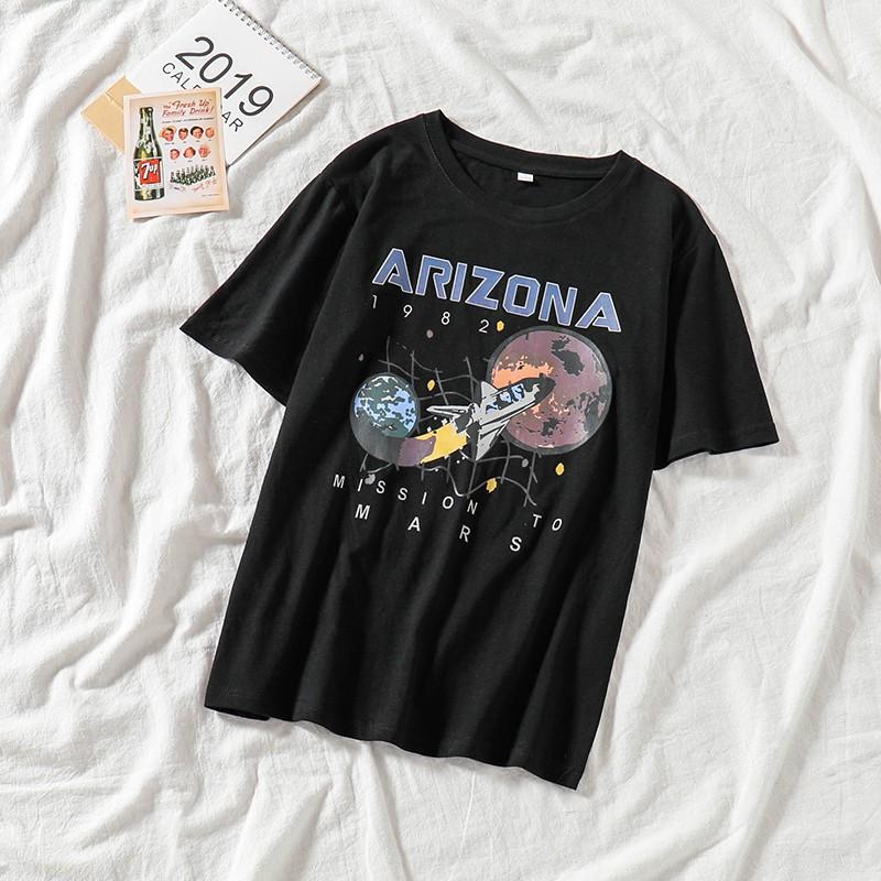 Áo thun tay lỡ form rộng ARIZONA ulzzang couple nam nữ UNISEX
