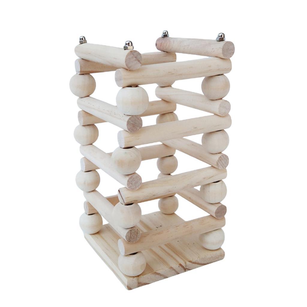 Pet Wooden Rack Feeder Hay Grass Nest Holder for Small Pet Rabbit