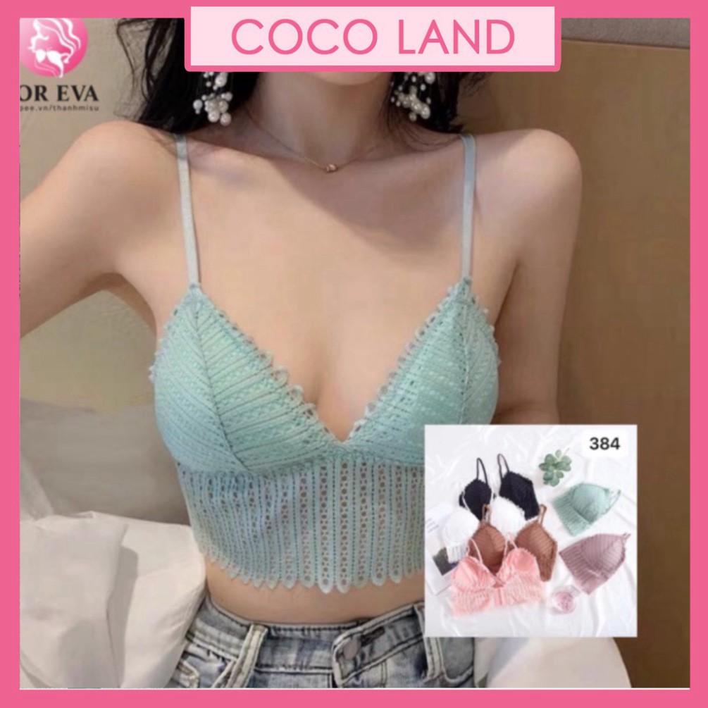 Áo bra 384 dây đôi mẫu mới 2020 chất siêu đẹp coco land - chất bền