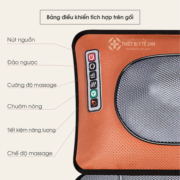 Đệm Massage - Nệm Mát Xa, Tích Hợp Hồng Ngoại Hỗ Trợ Giảm Đau Mỏi Toàn Thân Lưu Thông Khí Huyết, Giúp Ngủ Ngon