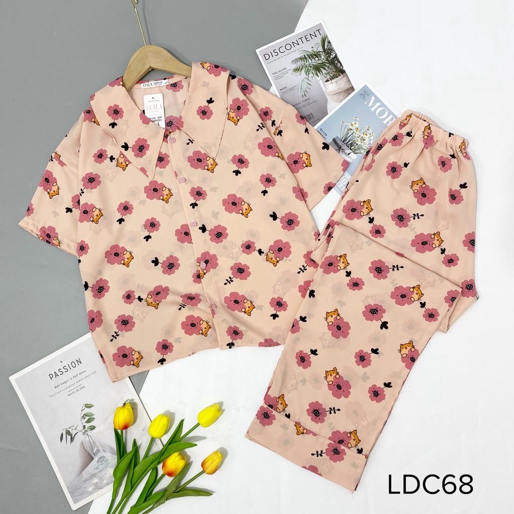 Đồ Ngủ Pijama Lụa Tay Lỡ Cánh Dơi Siêu Xinh, Cộc Dài Mềm Mịn, Độc Lạ Khó Tìm, Sanh Chảnh Hàn Quốc