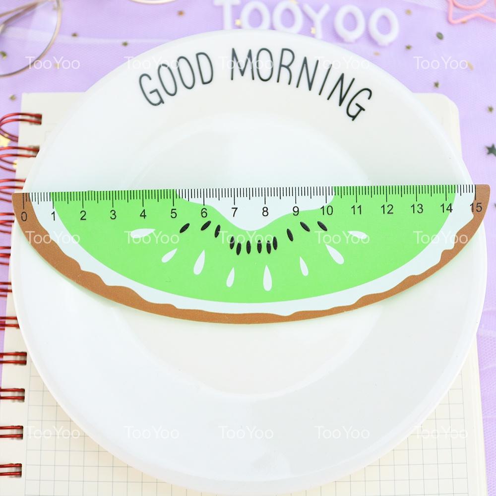Thước kẻ gỗ hình hoa quả dễ thương cute TY0059