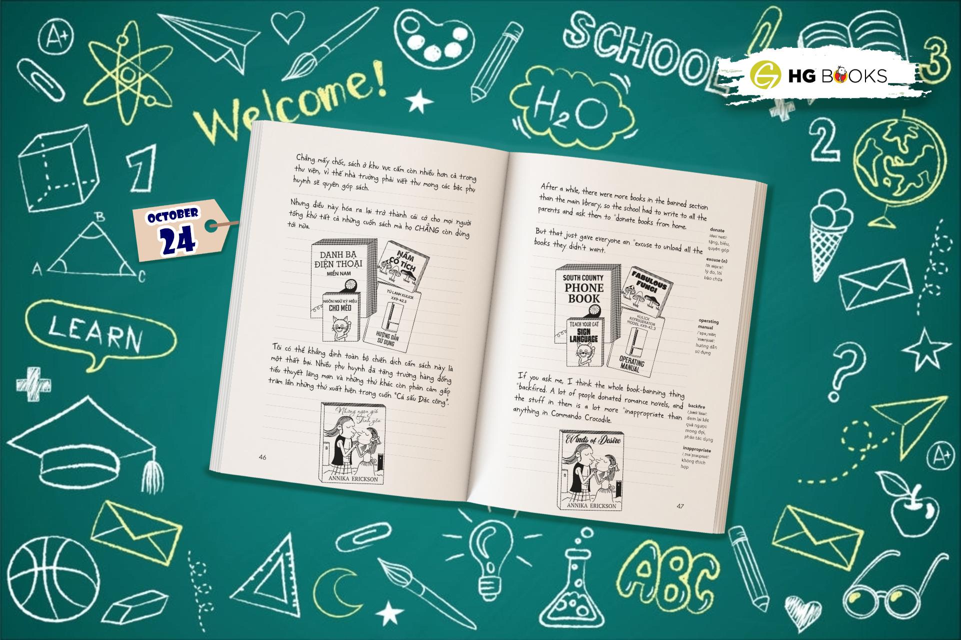 Diary Of A Wimpy Kid - Nhật Ký Chú Bé Nhút Nhát - Tập 18: Out Trình - No Brainer (Song Ngữ Việt-Anh)