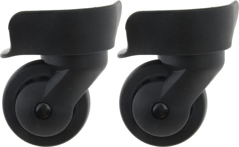 Phép Màu Sáng 2X DIY Nhựa Trái Phải Hành Lý Bánh Xe Xoay Thay Thế A65-Size S