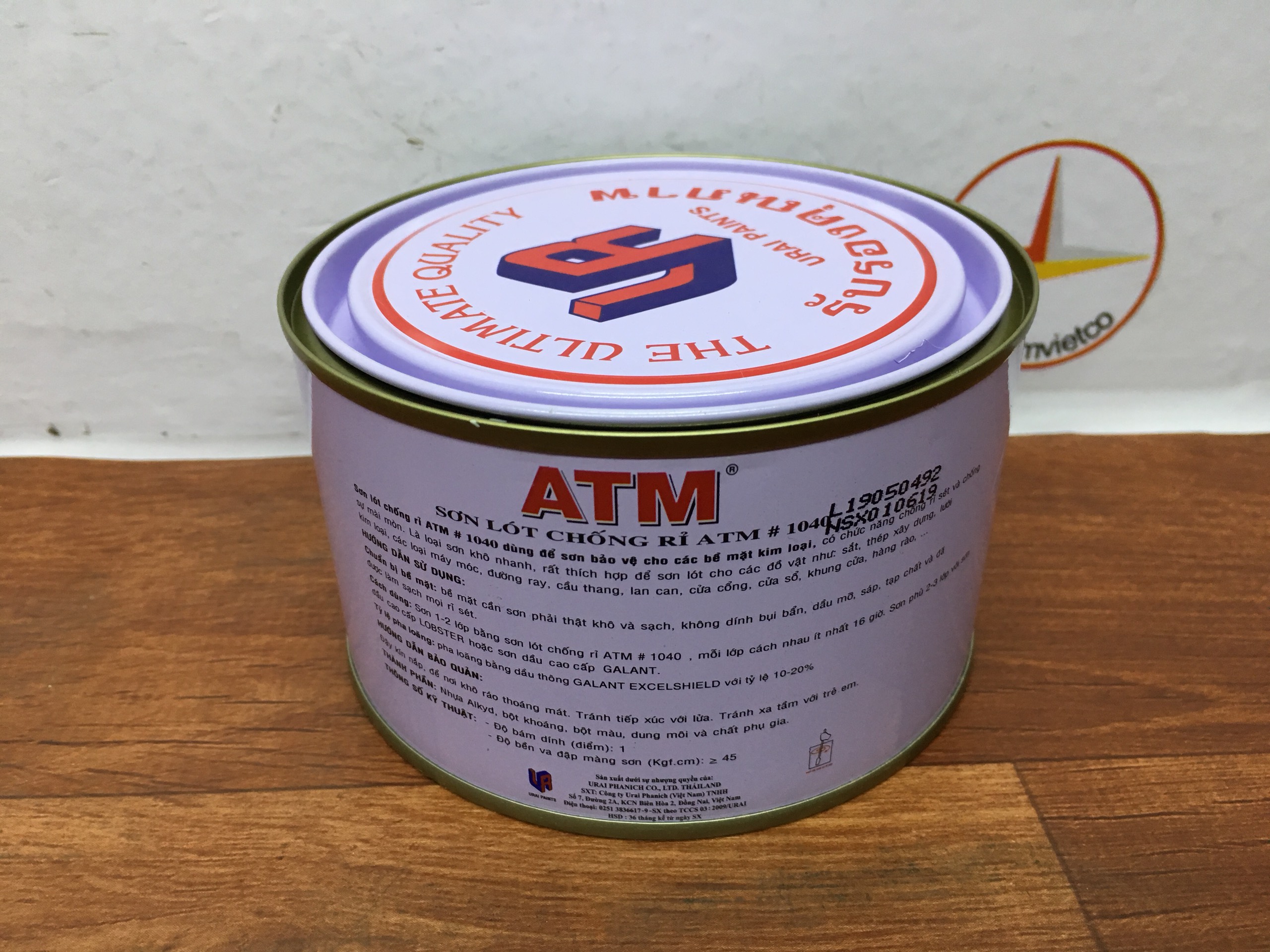 Sơn chống rỉ ATM màu xám 375ml