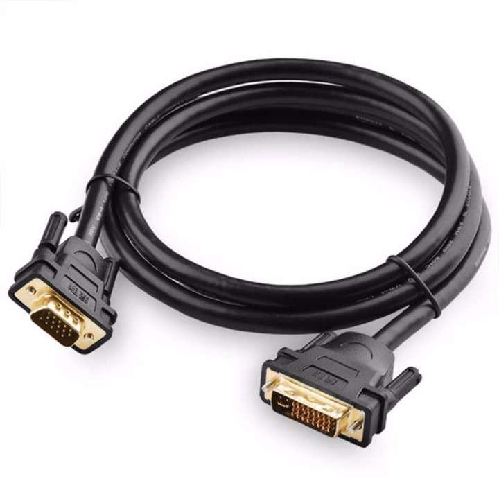 Cáp chuyển DVI-I (24+5) đầu đực sang cổng VGA đực độ dài từ 1-5m UGREEN DV102 - Hàng Nhập Khẩu