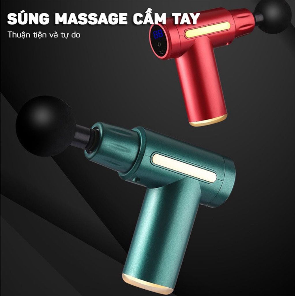 Máy Massage Cầm Tay Mini Toàn Thân 6 Cấp Độ Chuyên Sâu Đa Năng