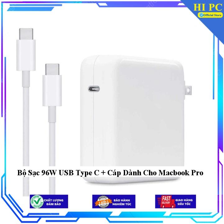 Sạc Dành Cho Macbook Pro 96W USB Type C + Cáp - Hàng Nhập Khẩu  - Hàng Nhập Khẩu