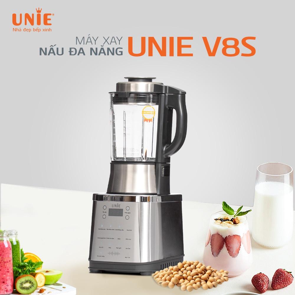 Máy Làm Sữa Hạt Unie V8S, 1.75Lit-1800W, 12 Chức Năng Xay Nấu Đa Năng, Hàng Chính Hãng