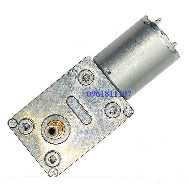 Motor 12V 370 giảm tốc 18 vòng