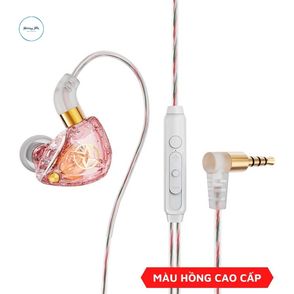 Tai Nghe Dây Nhét Tai Chống Ồn X6 Âm Thanh Siêu Bass Nghe Nhạc, Xem Phim, Chơi Game Cực Đã Tích Hợp Mic Lọc Âm, jack 3.5