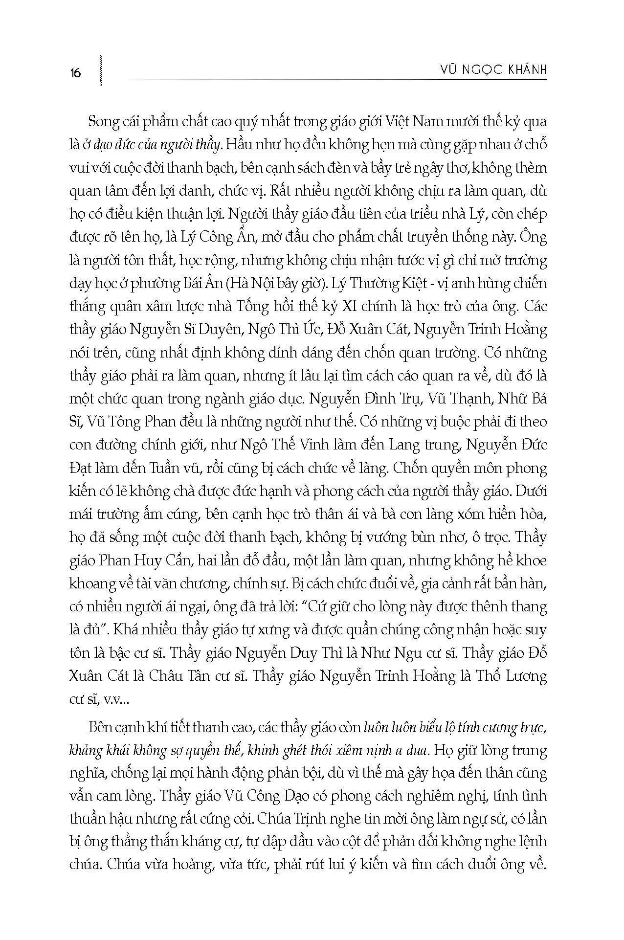 Thầy Giáo Việt Nam 10 Thế Kỷ - Vũ Ngọc Khánh