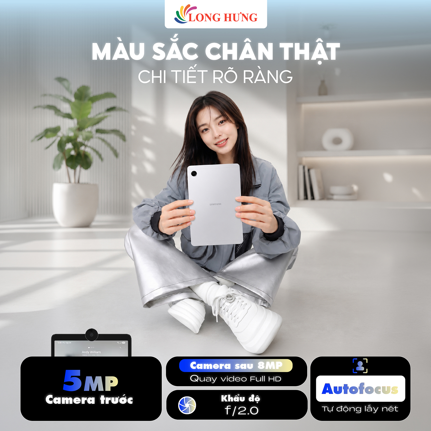 Máy tính bảng Samsung Galaxy Tab A11 Wifi (4GB/64GB) - Hàng chính hãng