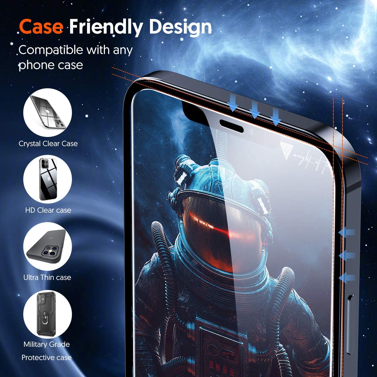 Miếng dán kính cường lực dành cho iPhone 13 / iPhone 13 Pro hiệu HOTCASE HBO - hàng nhập khẩu