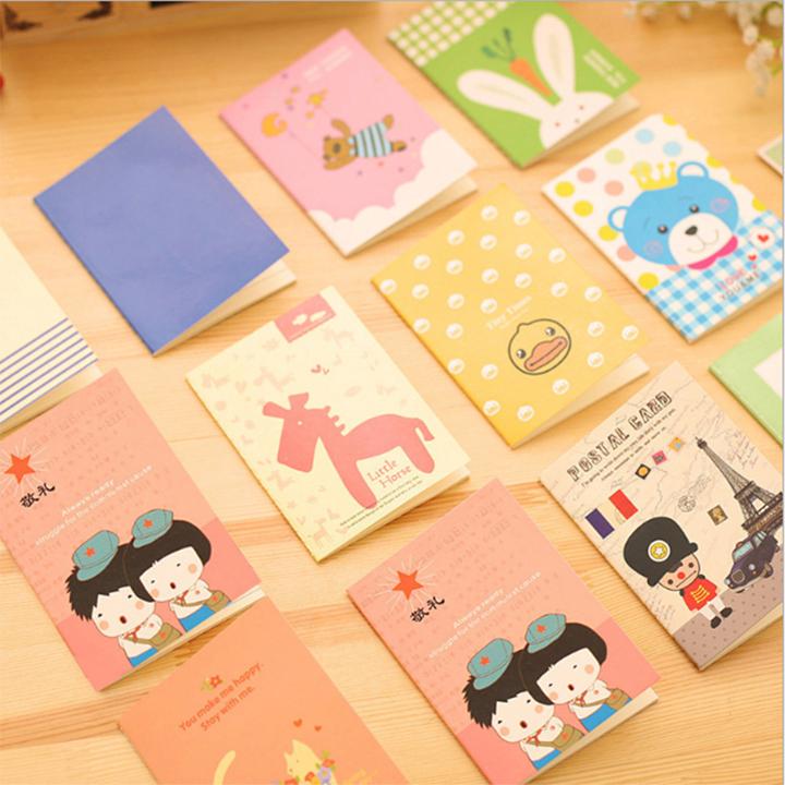 Combo 2 sổ tay dễ thương cute hoạt hình gấu thỏ ngựa… - Giao màu ngẫu nhiên