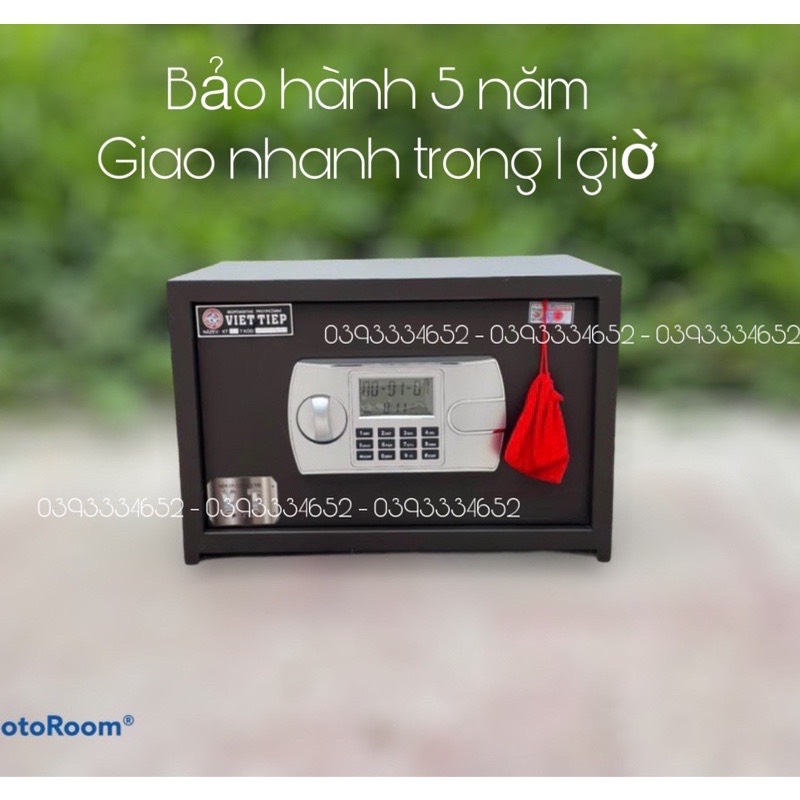 Két sắt điện tử mini bỏ tủ hệ 100% thép
