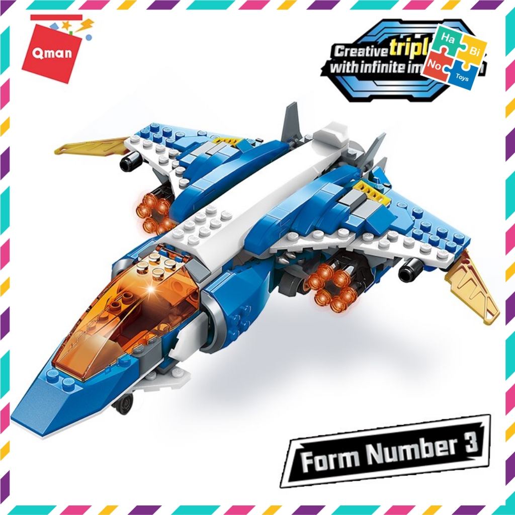 Bộ Đồ Chơi Xếp Hình Thông Minh Lego Qman 42103 - Máy Bay Trực Thăng Quân Sự Biến Hình 604 Mảnh Ghép Cho Trẻ Từ 6 Tuổi