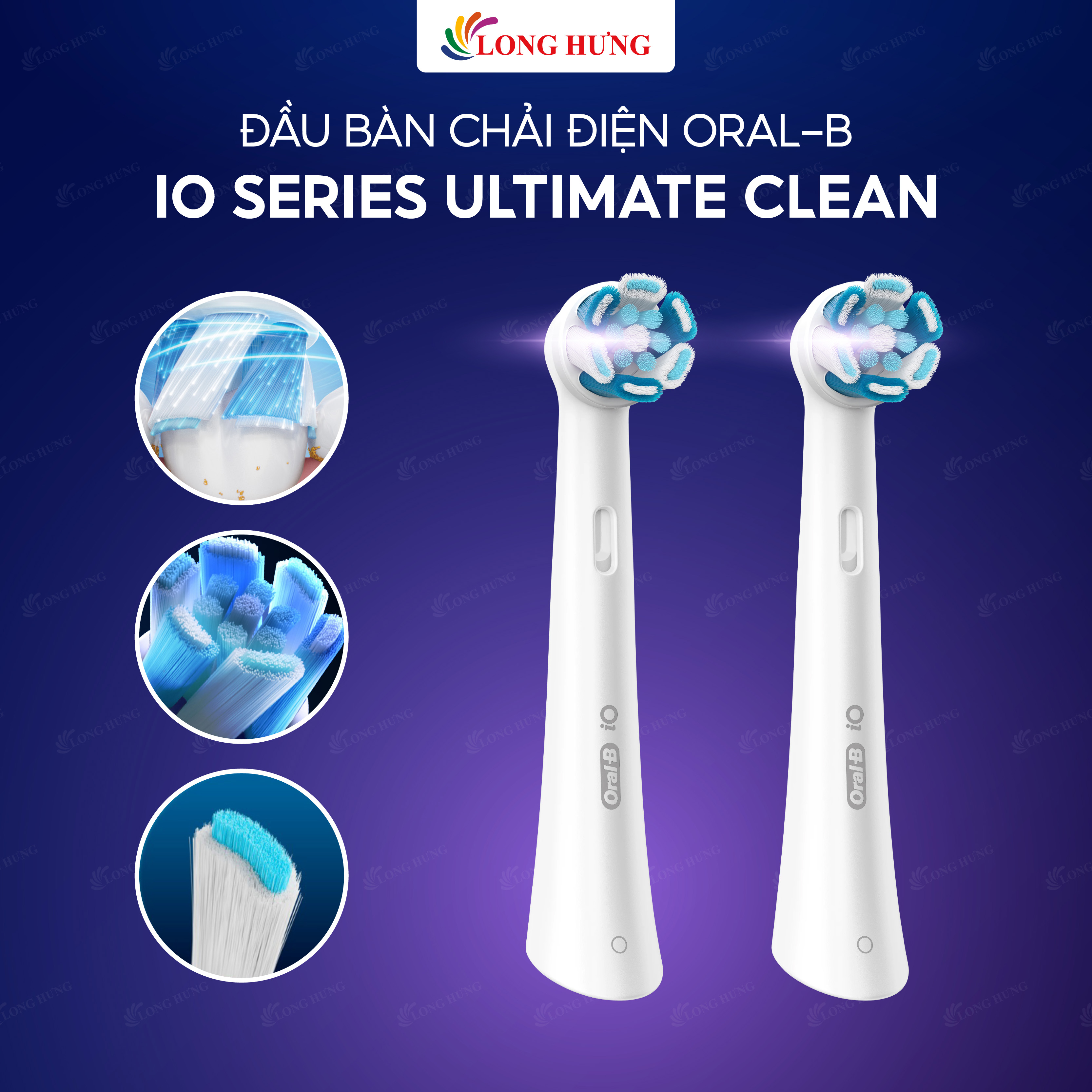 Đầu bàn chải điện Oral-B iO Series Ultimate Clean - Hàng chính hãng
