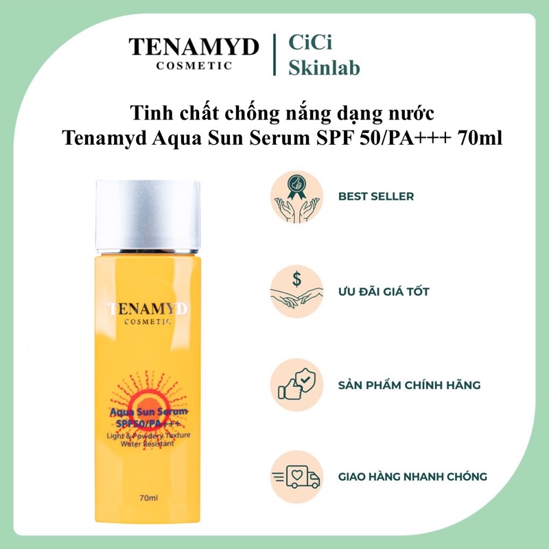 Tinh Chất Chống Nắng Tenamyd Dạng Nước SPF50/PA+++ 70ml