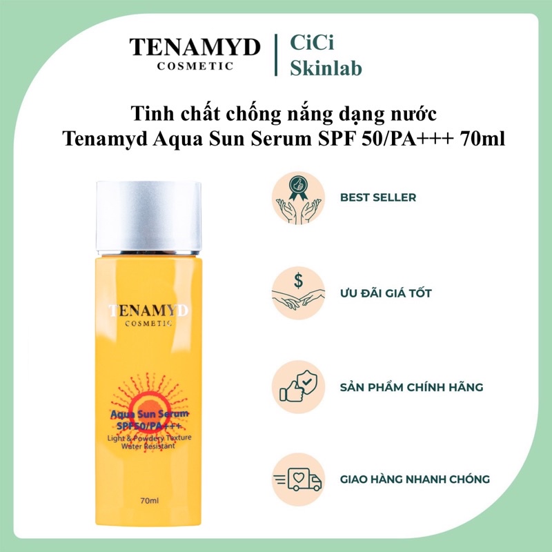 Tinh Chất Chống Nắng Tenamyd Dạng Nước SPF50/PA+++ 70ml 