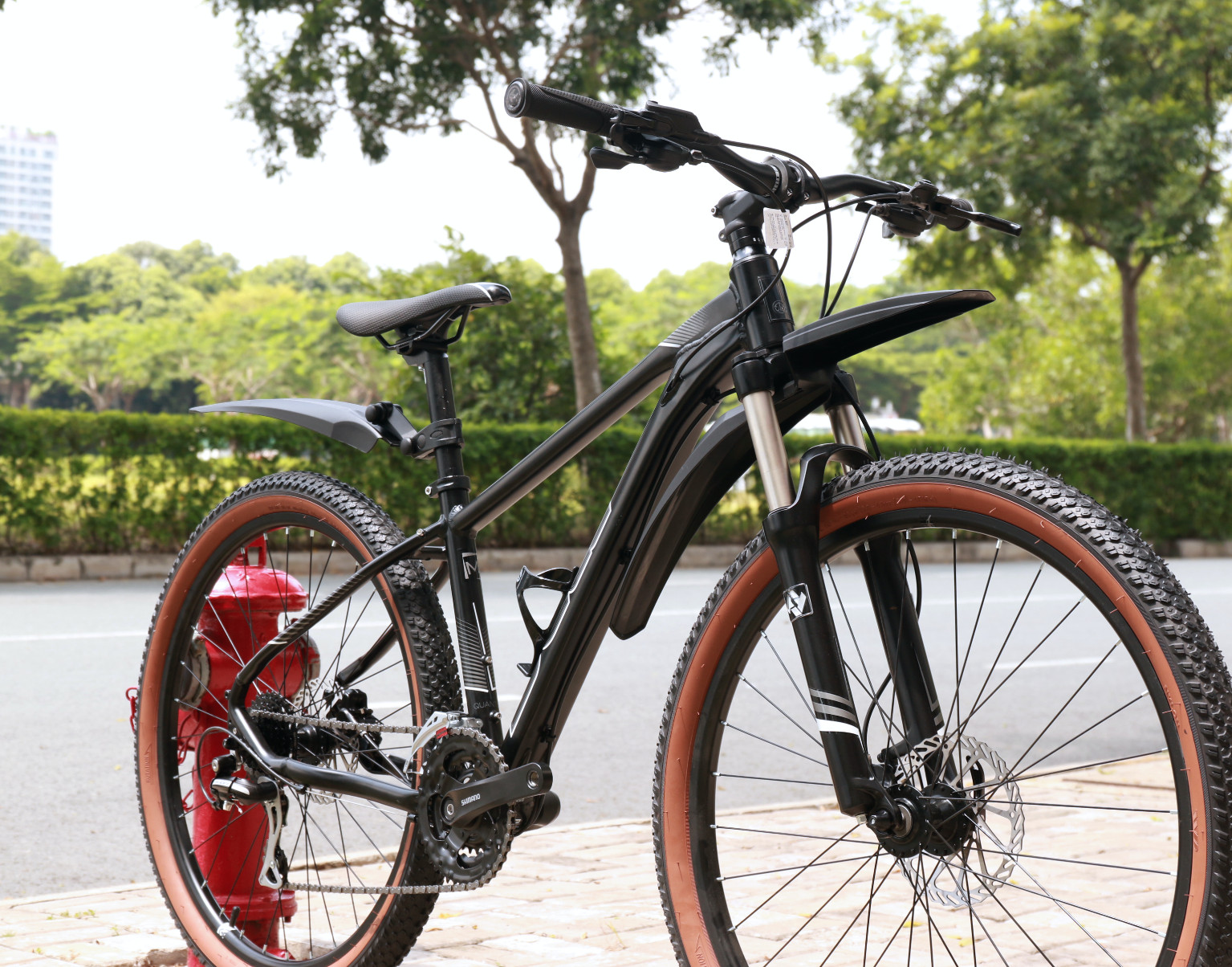 Bộ vè dành cho xe đạp thể thao tương thích bánh 24" - 700c Jett barrier mudguard set