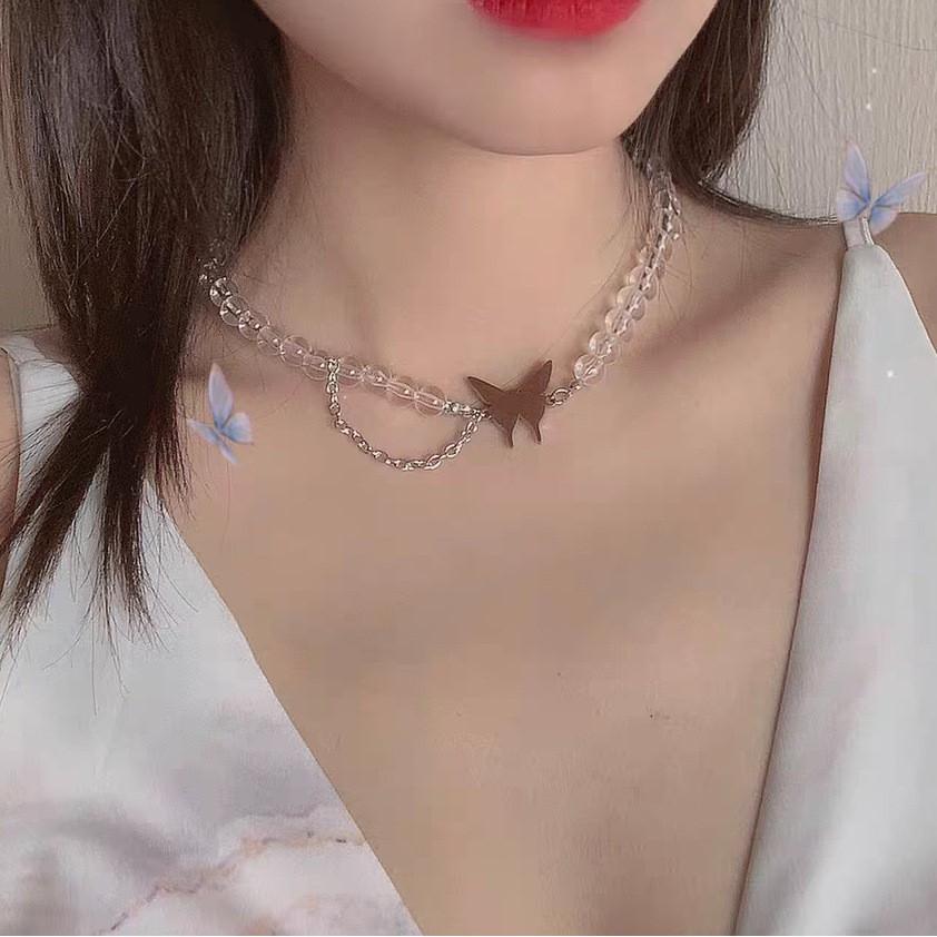 Vòng cổ choker bướm cực đẹp - Kiểu dáng độc đáo dành cho nữ