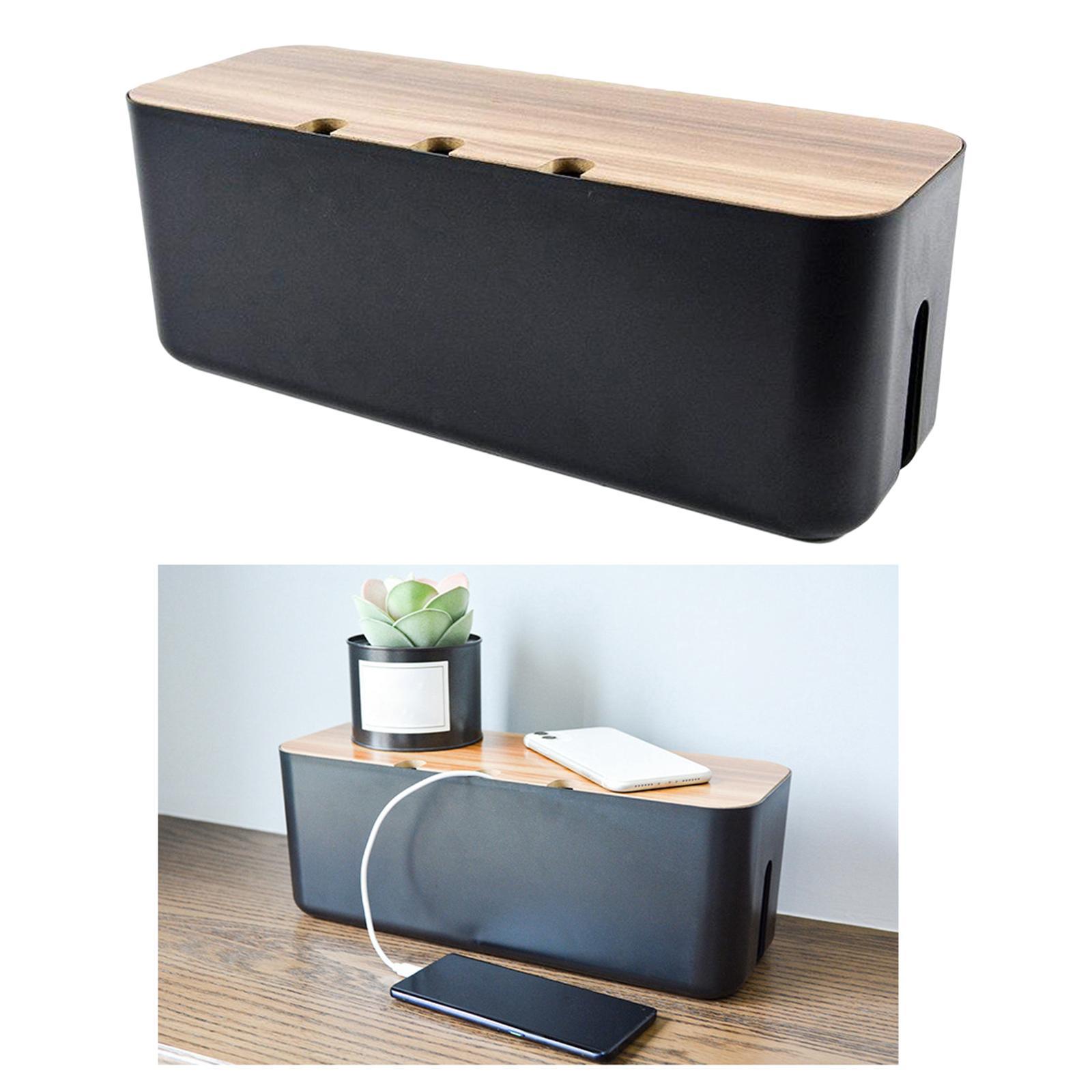 Router Shelf Storage Box Cable Management Organizer Cable Bracket for Office