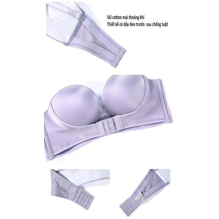 Áo lót nữ AL2A nâng ngực tạo khe, chống tuột, áo ngực nữ sexy bikini ngoài trời hoặc mặc trong mẫu mới