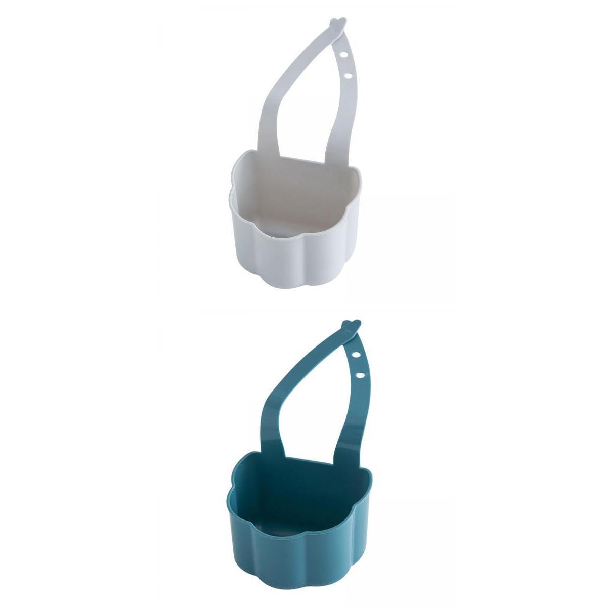 2 Pieces Kitchen Sink Storage Hanging Basket Sink Basket Strainer