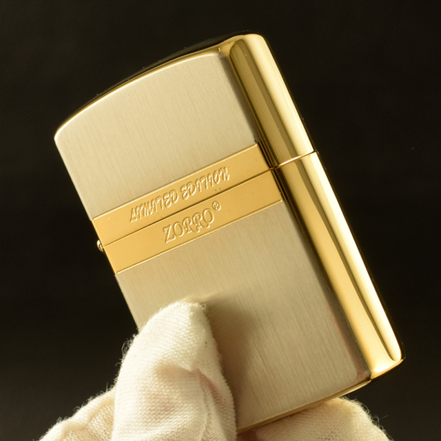 Vỏ Hột Quẹt Bật Lửa Hộp Quẹt Xăng Đá Zorro Z8391 Họa Tiết Xước Mịn - Dùng Xăng Bấc Đá Cao Cấp