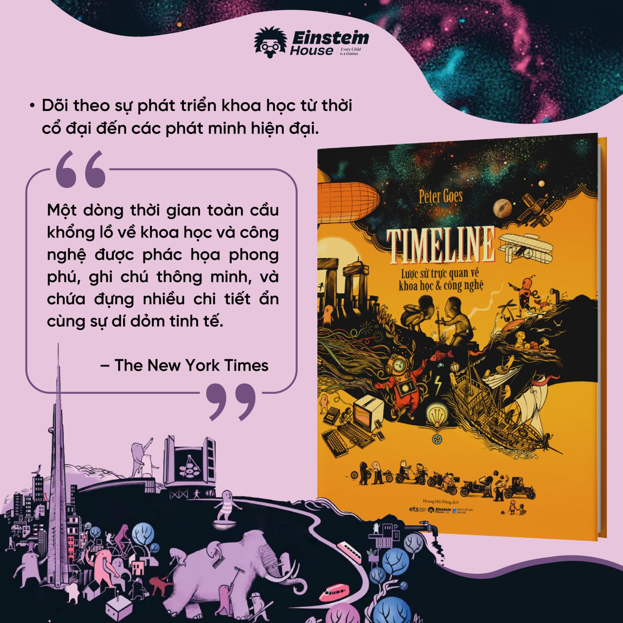 Sách Timeline - Lược Sử Trực Quan Về Khoa Học Và Công Nghệ