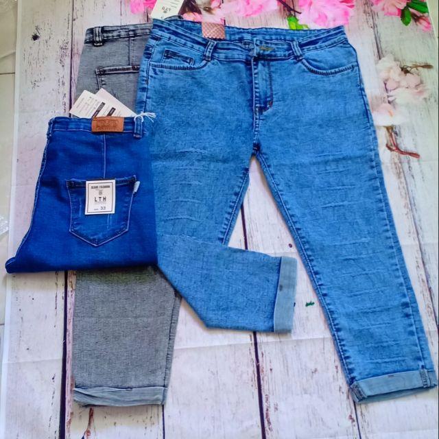 Combo 2 quần jeans lửng co giãn siêu đỉnh