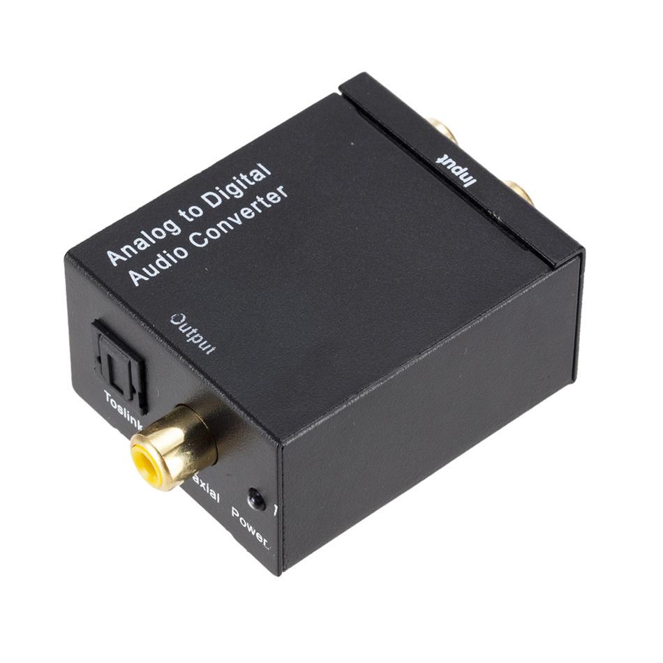 Bộ Chuyển Đổi ADC Analog Sang Kỹ Thuật Số Mới Nhất Đồng Trục Quang Học Âm Thanh RCA Toslink Bộ Chuyển Đổi Âm Thanh SPDIF Bộ Chuyển Đổi Cho Apple TV Cho Xbox 360 DVD