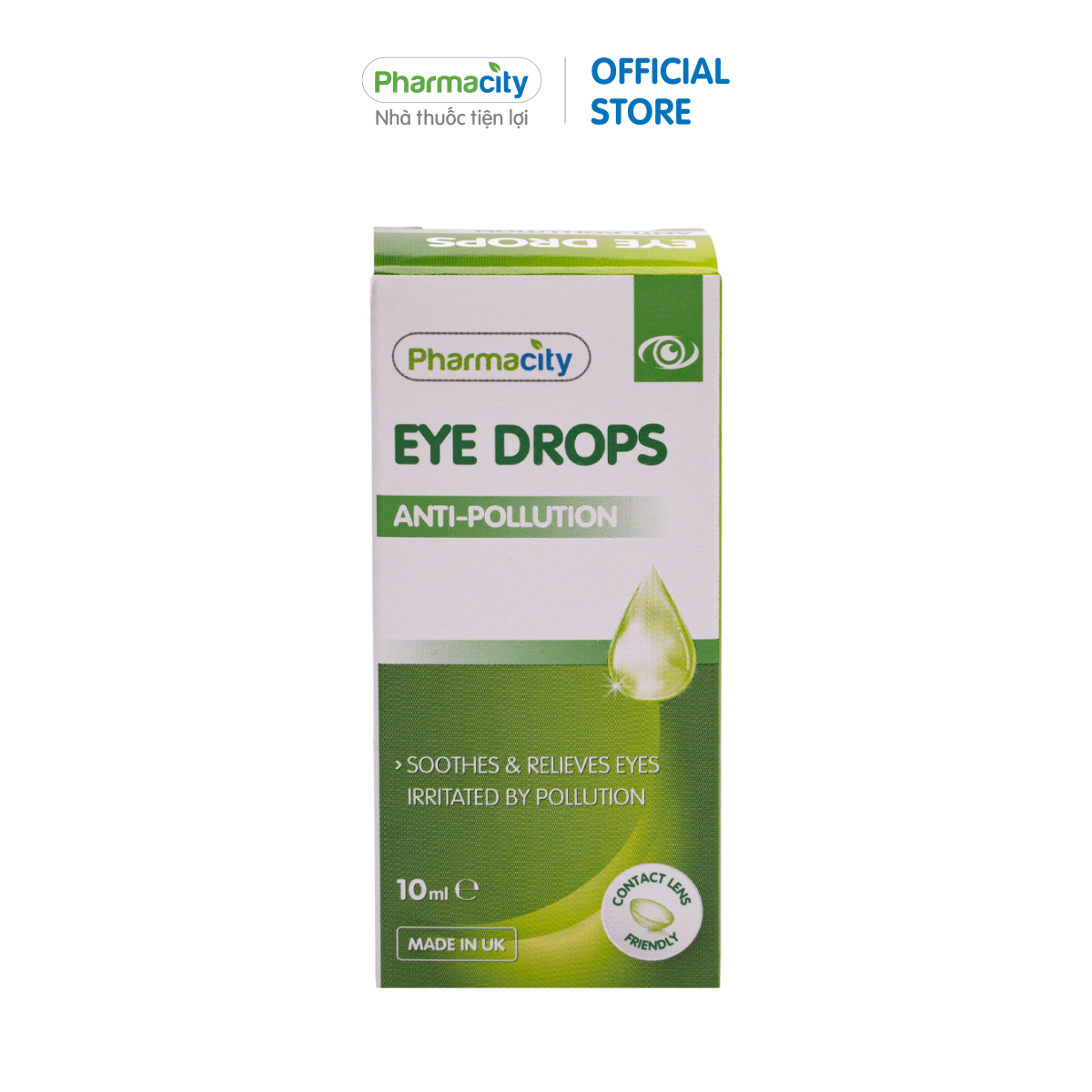 Thuốc nhỏ mắt Pharmacity Eye Drops xuất xứ Anh Quốc (10ml)