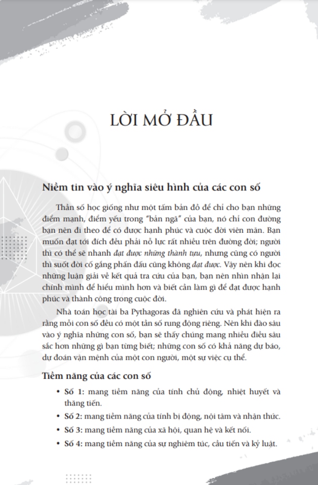 Thần Số Học - Quyền Năng Trong Tay Bạn - VT