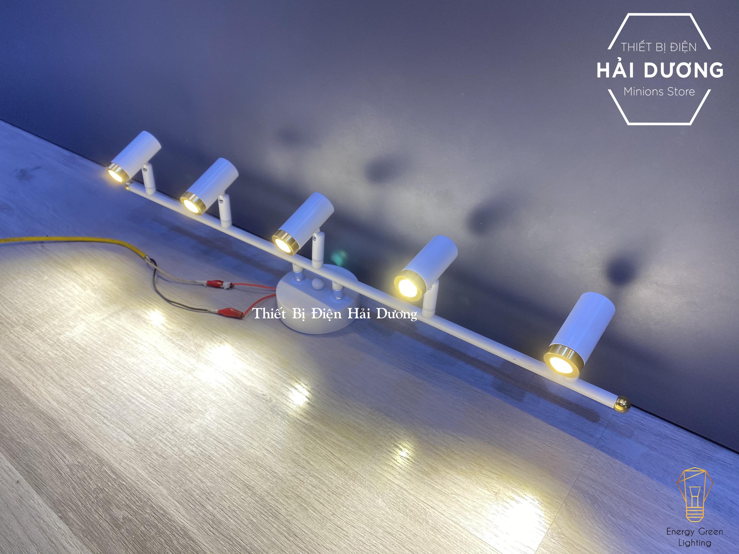 Đèn soi tranh 6028-5, 3268-5 LED Trang Trí Hiện Đại - Ánh Sáng Vàng - Điều Chỉnh Được Góc Chiếu