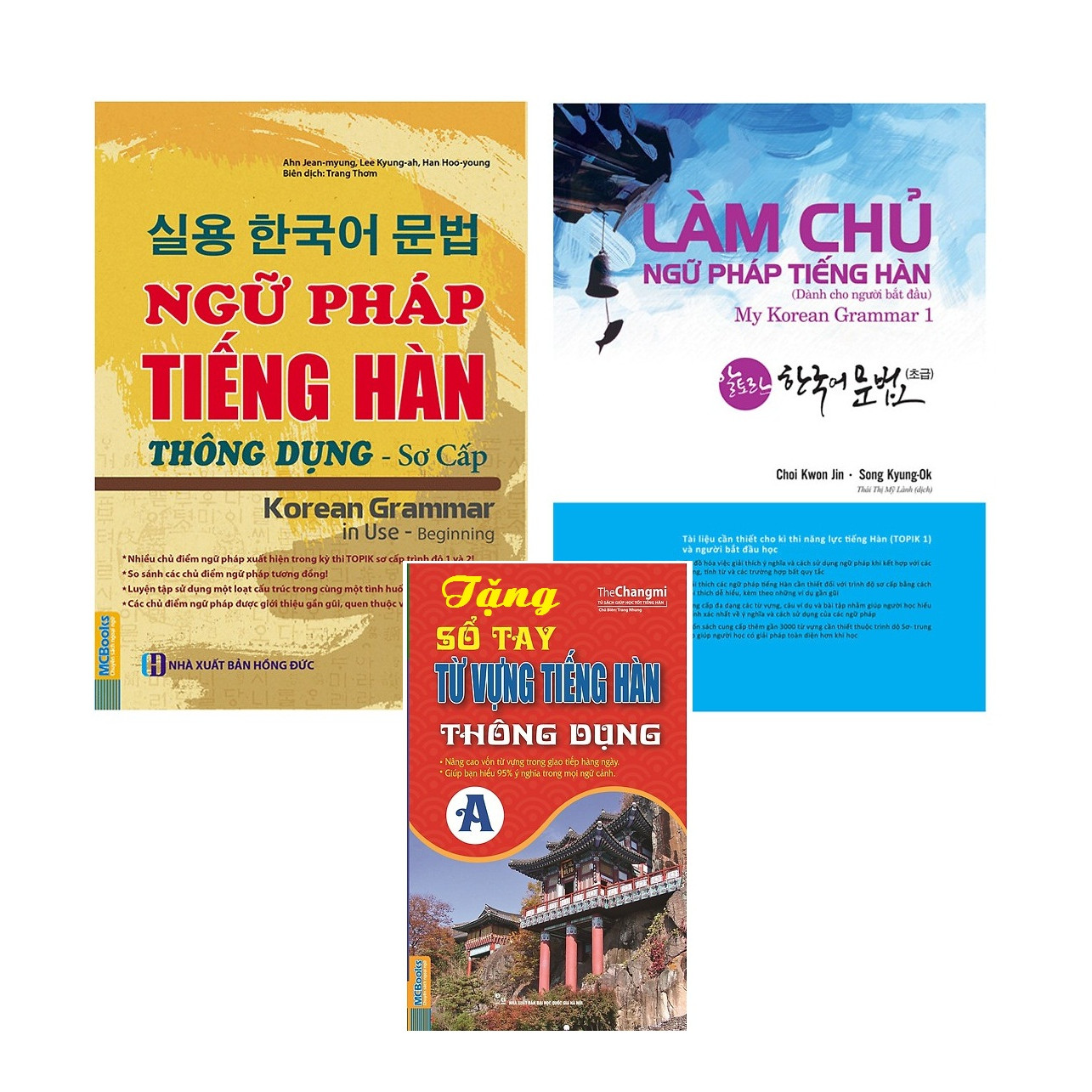 Combo 2 Cuốn: Làm Chủ Ngữ Pháp Tiếng Hàn Dành Cho Người Mới Bắt Đầu Và Ngữ Pháp Tiếng Hàn Thông Dụng Sơ Cấp tặng Sổ Tay Tiếng Hàn Trình Độ A và Video 6000 từ vựng tiếng Hàn Quốc thông dụng qua hình ảnh - Learn Korean Vocabulary by image