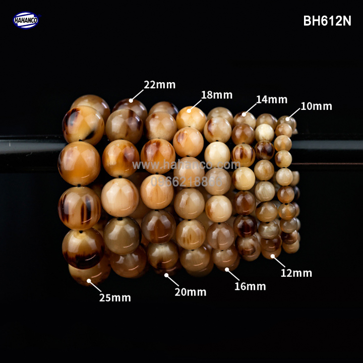 Vòng Tay sừng giúp tĩnh tâm BH612 - Sức Khỏe Bình An - may mắn - Tài Lộc - độc lạ
